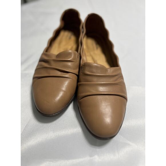 Clarks Jenette Ruby Leather Shoes 10 - Picture 5 of 8